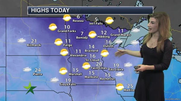 Afternoon forecast: Sun reappears; cold tonight