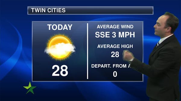 Morning forecast: More early fog, partly cloudy, high of 28