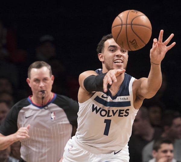 Most of guard Tyus Jones’ stats are down this season, but the Wolves’ second unit has been more effective than in the past.
