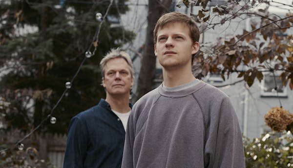 Peter Hedges and actor son Lucas at their home in New York in November. Peter directs and Lucas stars in “Ben Is Back.”