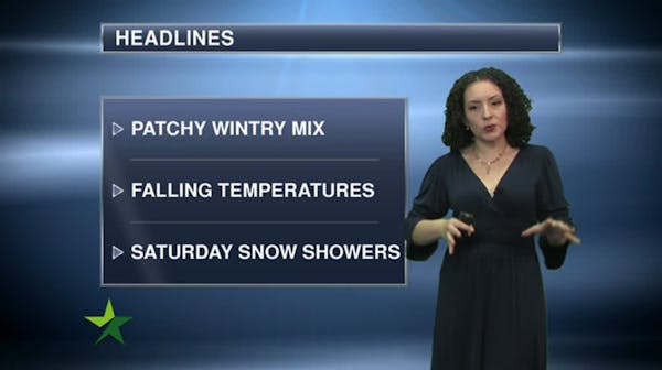 Evening forecast: Low of 31; plenty of clouds with morning flurries