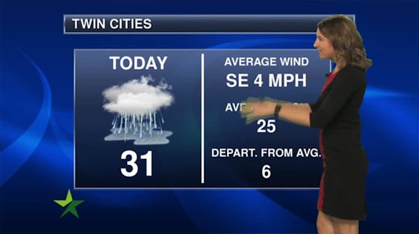 Afternoon forecast: Chance of wintry mix, high 31
