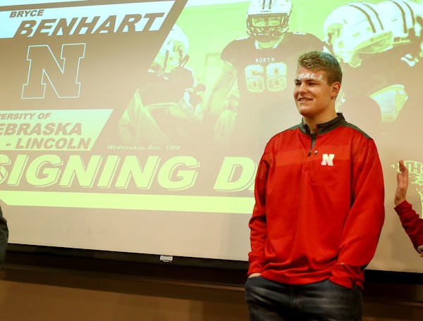Benhart makes it official as freaky big, quick lineman signs with Nebraska