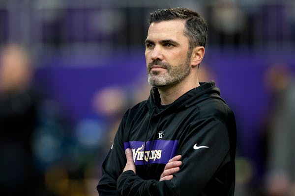 Minnesota Vikings interim offensive coordinator Kevin Stefanski.