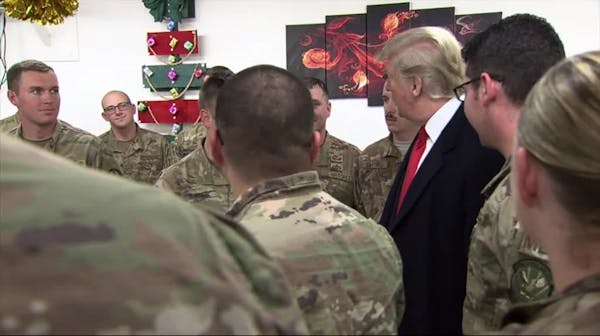 Trump makes surprise trip to Iraq