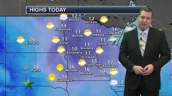Afternoon forecast: Chilly