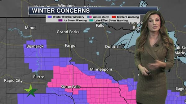 Evening forecast: Low of 1; snow possible, especially in south metro
