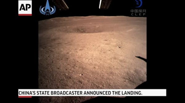 Chinese spacecraft lands on moon's far side
