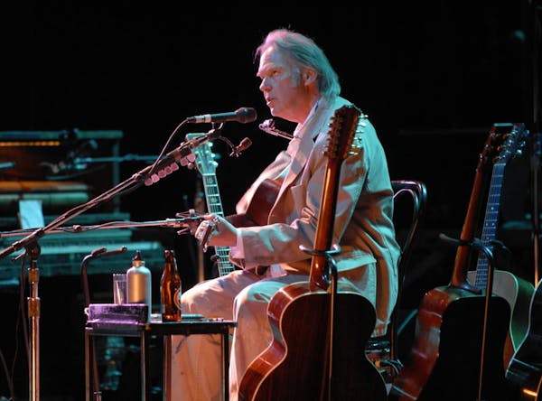 Neil Young also performed unplugged at Northrop in 2007 and 2010, before the auditorium's $88 million makeover.
