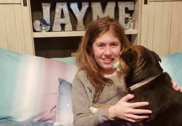 Jayme Closs, shown Saturday morning at her aunt's home in Barron, Wis.