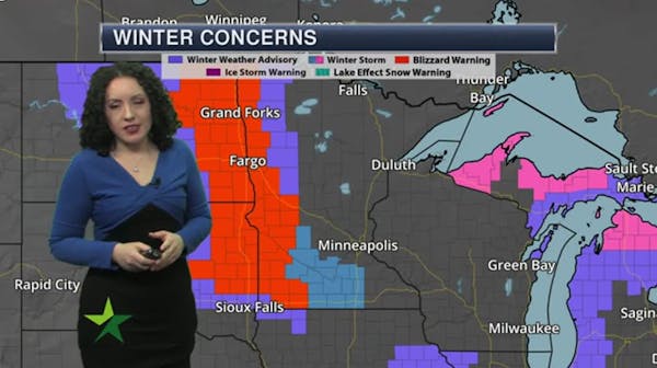Forecast: Light snow then plunging temps, gusty winds