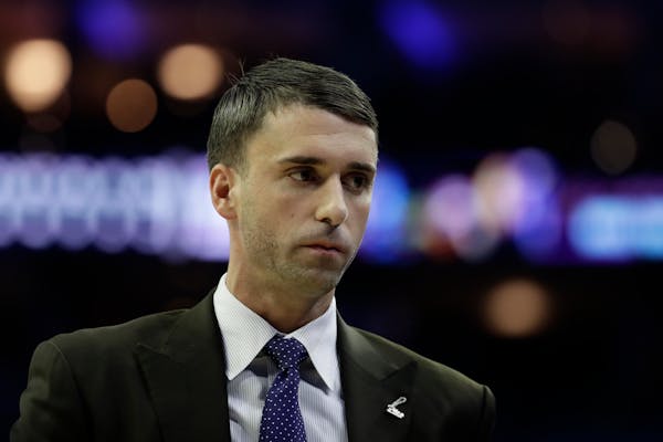Wolves coach and former Gophers basketball player Ryan Saunders