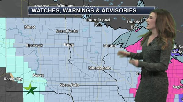Overnight forecast: Windchill warnings in effect for much of state through Thursday