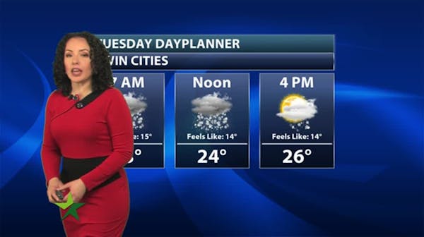 Overnight forecast: Snow expected to start after dark