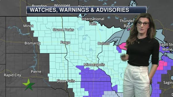 Evening forecast: Low of -9; extreme and dangerous cold