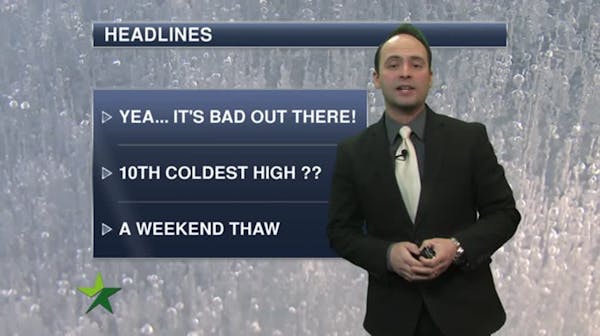 Forecast: Low of -28 could break the record