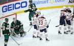 Edmonton center Leon Draisaitl taunted Wild defenseman Ryan Suter after he scored his second goal of the game in the third period