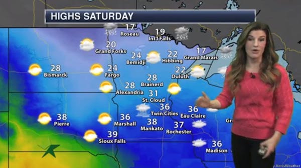 Afternoon forecast: The warm-up begins; high 19