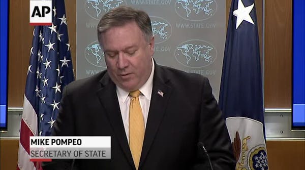 Pompeo announces US withdrawal from INF treaty