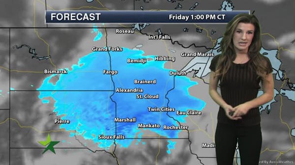 Afternoon forecast: Light snow continues; 2 to 4 inches