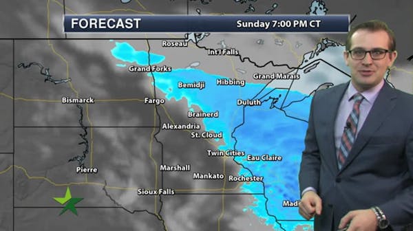 Overnight forecast: Snow stays away ... for a bit
