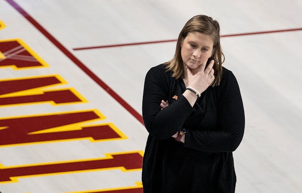 Coach Lindsay Whalen’s Gophers opened 13-0 and were ranked as high as No. 12 but are 2-7 since.