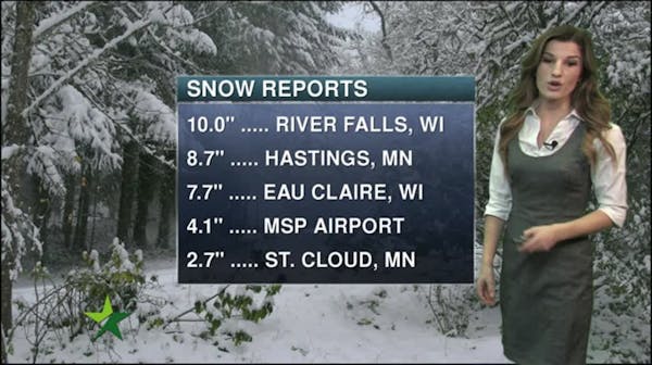Afternoon forecast: More snow arrives later today