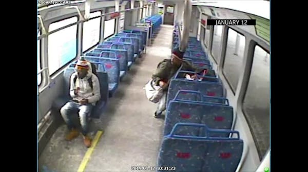 Video shows train leave with baby but not dad