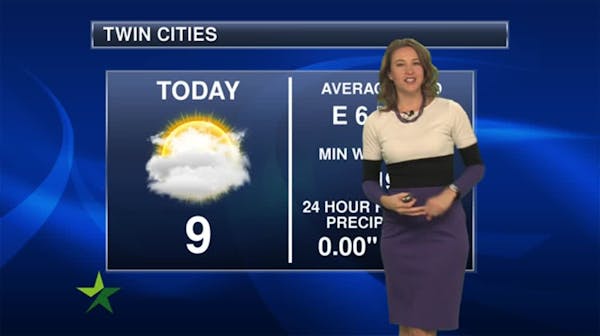 Morning forecast: Bitter cold start, then high of 9 above