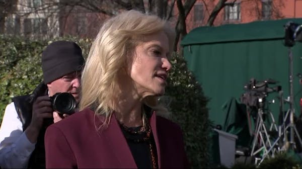 Conway clashes with reporter over Trump's facts