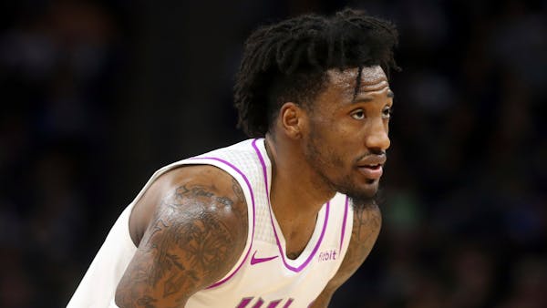 Wolves forward Robert Covington hasn’t played since Jan. 2 because of his right knee bone bruise, but he is ramping up his activity and getting clos