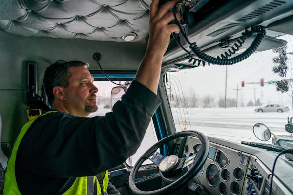 Jon Yankovec is a veteran of driving plows for Ramsey County.