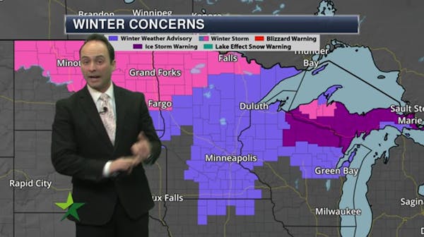 Morning forecast: Icy mix early, then temperatures drop