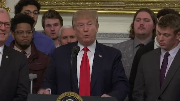 Trump honors NDSU football champs with fast food