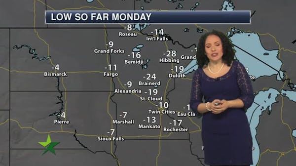 Afternoon forecast: Partly sunny, high of 8, some snow showers tonight