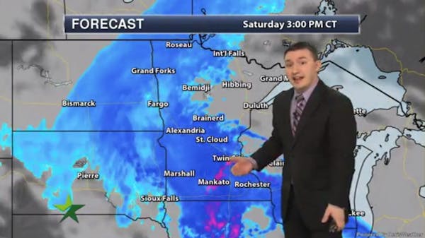 Forecast: Cloudy and 31; storm moves in Saturday