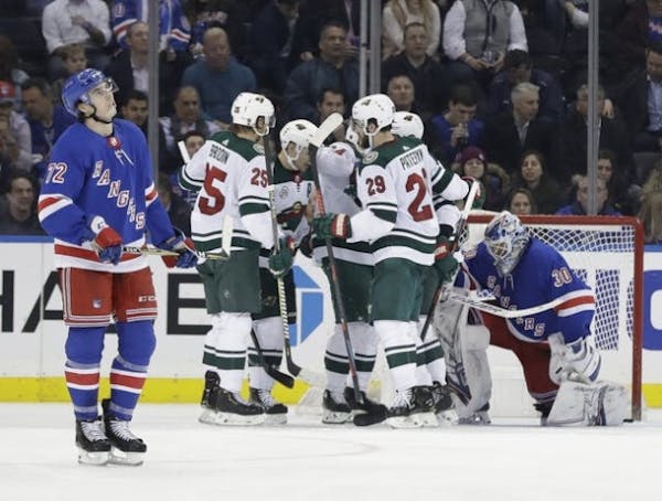 Wild looking for another slump-busting win when it hosts Rangers