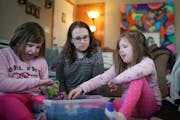 Linsey Rippy’s daughters, Madi, 12, and Sydney, 9, have both had heart transplants. The girls take anti-rejection drugs that sap their ability to fi