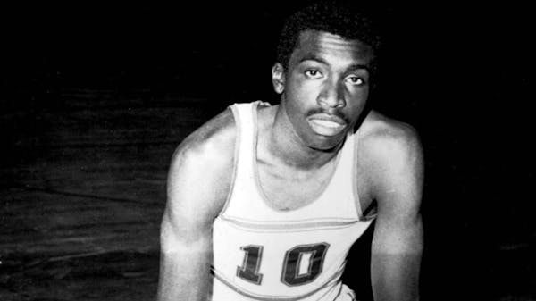 This 1967 file photo shows Earl Monroe of Winston-Salem State College.