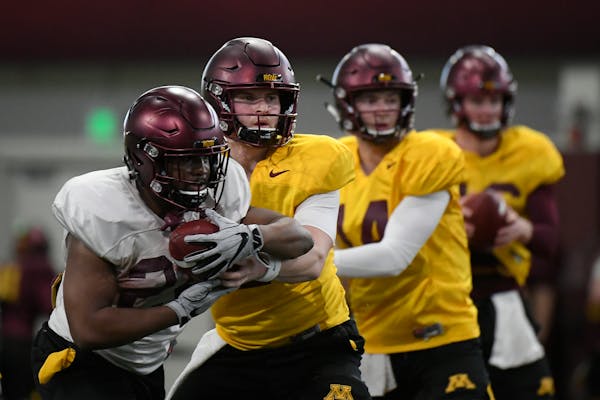 The Gophers' Mohamed Ibrahim had a big season last year filling in for injured running backs Rodney Smith and Shannon Brooks.