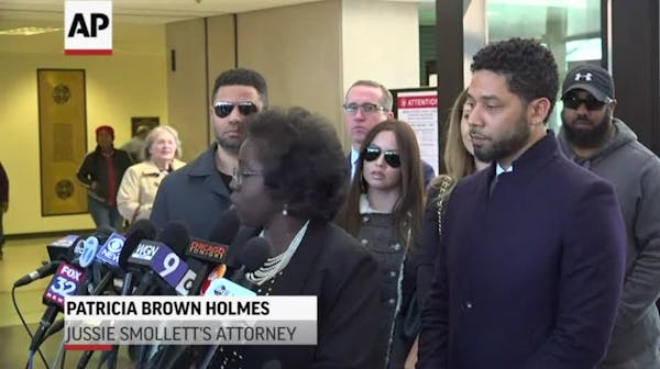 Jussie Smollett talks after criminal charges dropped