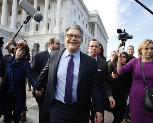 Sen. Al Franken, D-Minn., was among lawmakers who lost jobs in relation to sexual harassment allegations, a slew of which prompted policy changes in t