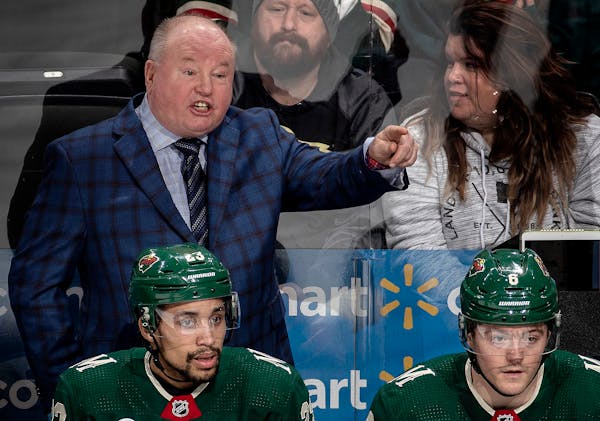 Wild coach Bruce Boudreau said being eliminated from the playoffs left him feeling blue like Winnie the Pooh’s friend Eeyore but that the team is st