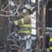 Firefighters worked the scene of an early morning fire that claimed the life of one individual, Tuesday, March 26, 2019 in Woodbury, MN.