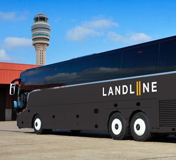 Rendering of a Landline bus.
