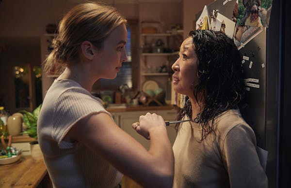 Jodie Comer and Sandra Oh in "Killing Eve."