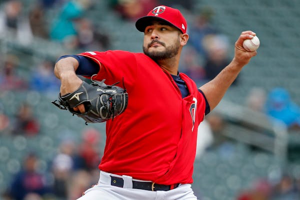 With snow expected in the Twins Cities this week, the Twins are concerned that it will upset the schedule they have for lefthander Martin Perez to mer