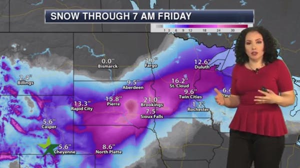 Forecast: Where will the heaviest snow fall?