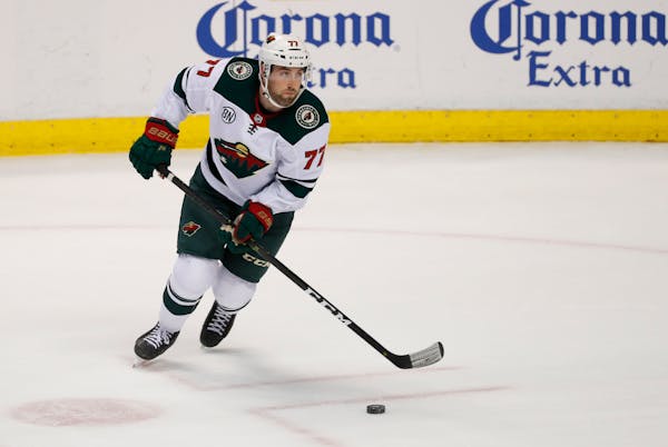 Brad Hunt wasn’t getting much playing time with Vegas, but since coming to the Wild in January he is a regular.