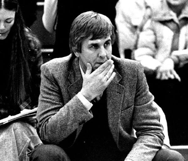 Minnesotan Terry Kunze, in a December 1981 photo, has a zest for basketball at any and all levels.
